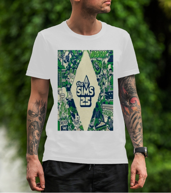 Various The Sims 25th Anniversary Woohoo Plumbob Nooboo T-Shirt