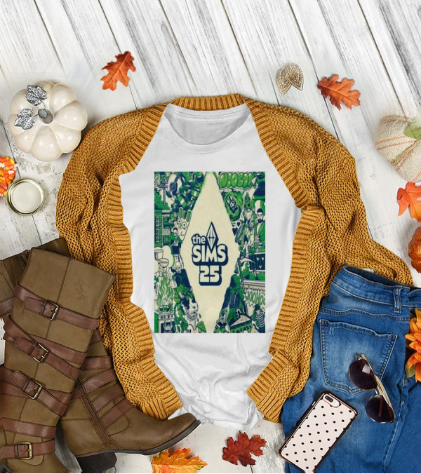 Various The Sims 25th Anniversary Woohoo Plumbob Nooboo T-Shirt