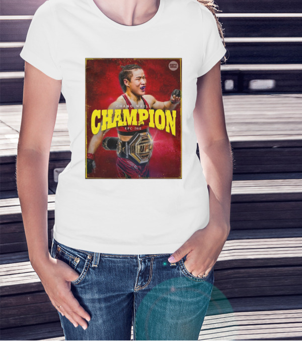 Zhang Weili UFC 312 Champion Women's Strawweight Division T-Shirt