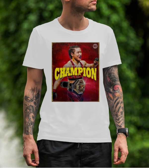 Zhang Weili UFC 312 Champion Women's Strawweight Division T-Shirt