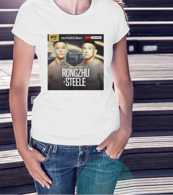 UFC 312 Fight Pass Featured Lightweight Bout Rongzhu Vs Steele T-Shirt