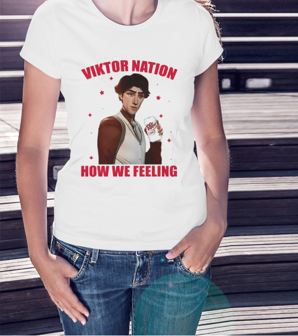 Viktor Nation How We Feeling Dr Pepper Diet Can Illustration T-Shirt