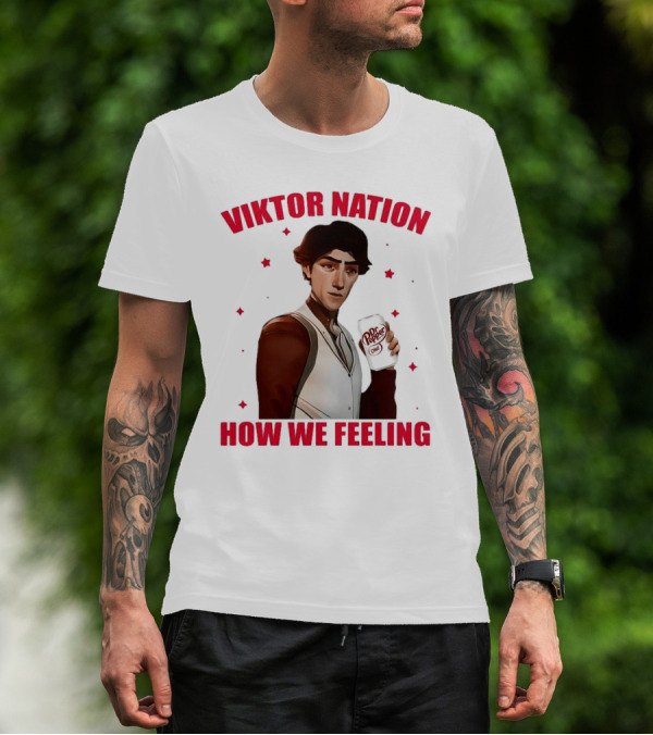 Viktor Nation How We Feeling Dr Pepper Diet Can Illustration T-Shirt