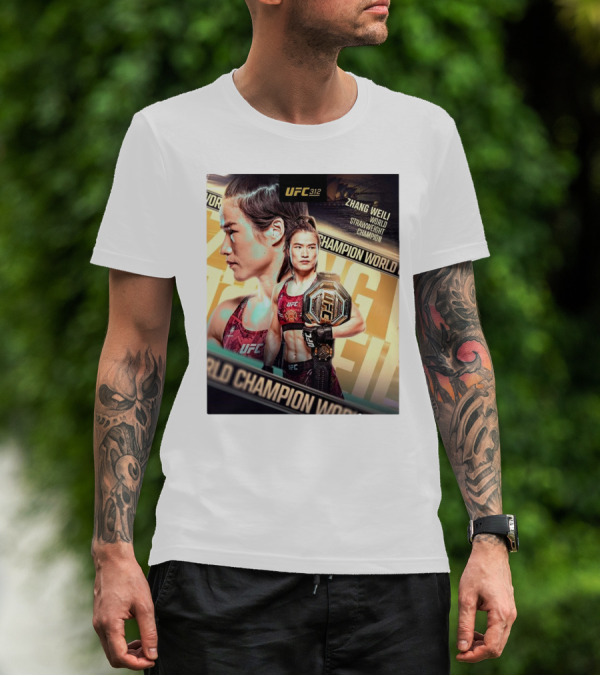 UFC 312 Zhang Weili World Strawweight Champion T-Shirt