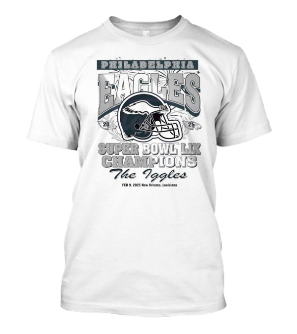 Philadelphia Eagles Vintage Super Bowl 2025 Champions The Iggles T-Shirt