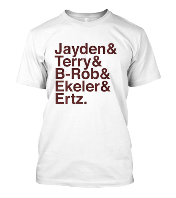 Jayden Terry B-Rob Ekeler Ertz Ampersand Style Washington Stars T-Shirt