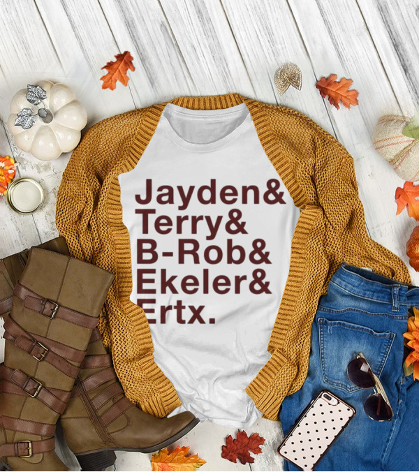 ``` Washington Ampersand Stars Jayden Terry B-Rob Ekeler Ertz ``` T-Shirt