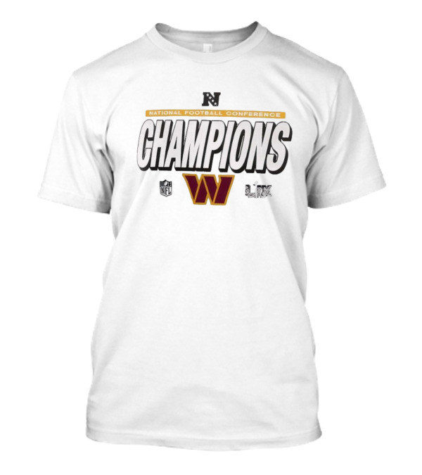 Washington Commanders NFL 2024 NFC Champions Super Bowl LIX T-Shirt