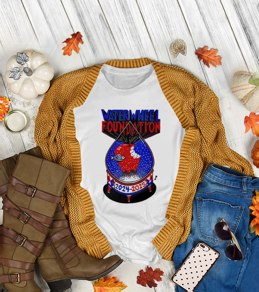 Waterwheel Foundation New York Madison Square Garden 2024-2025 Apple Fish T-Shirt
