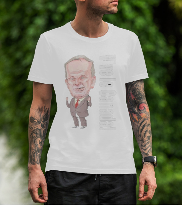 Vive Le Canada Premium Jean Chretien Caricature T-Shirt