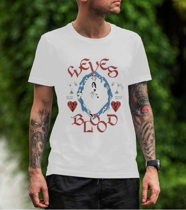 Weyes Blood Gettin Higher Hearts Aglow Icon T-Shirt