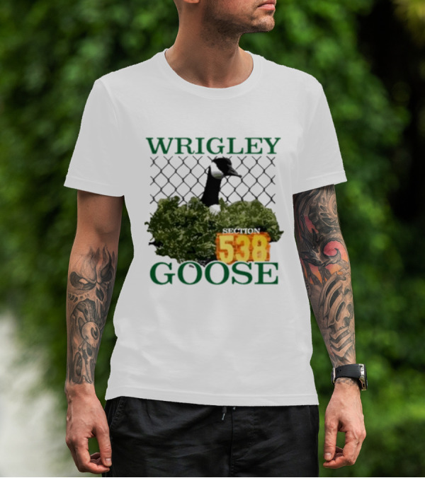 Wrigley Goose Section 538 Chicago Cubs Stadium Fan Apparel T-Shirt