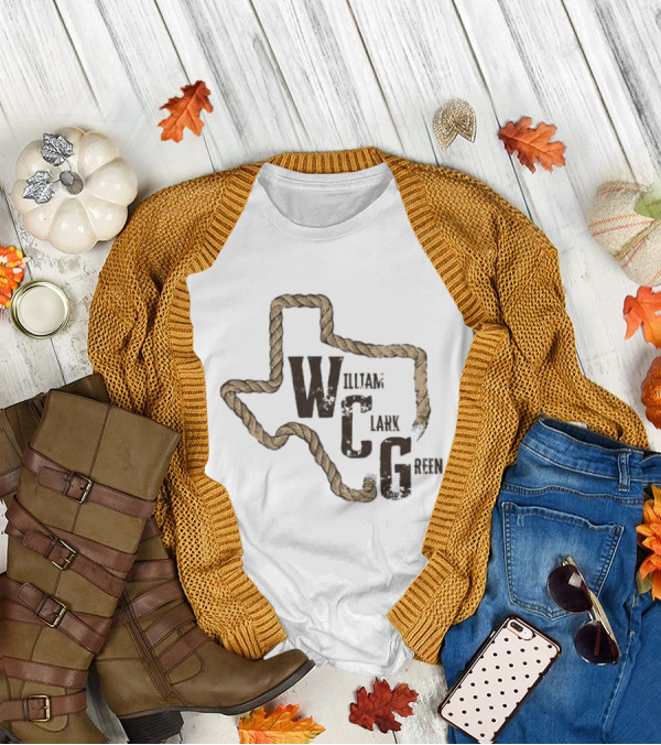William Clark Green WCG Texas Rope Outline T-Shirt