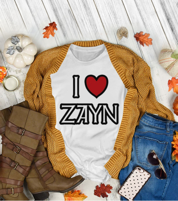 Zayn Squad Brasil I Love Zayn Ringer T-Shirt
