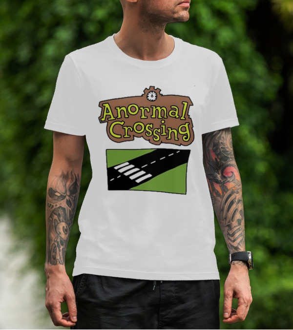 Anormal Crossing Zoe Bread Text And Z Shape Design T-Shirt