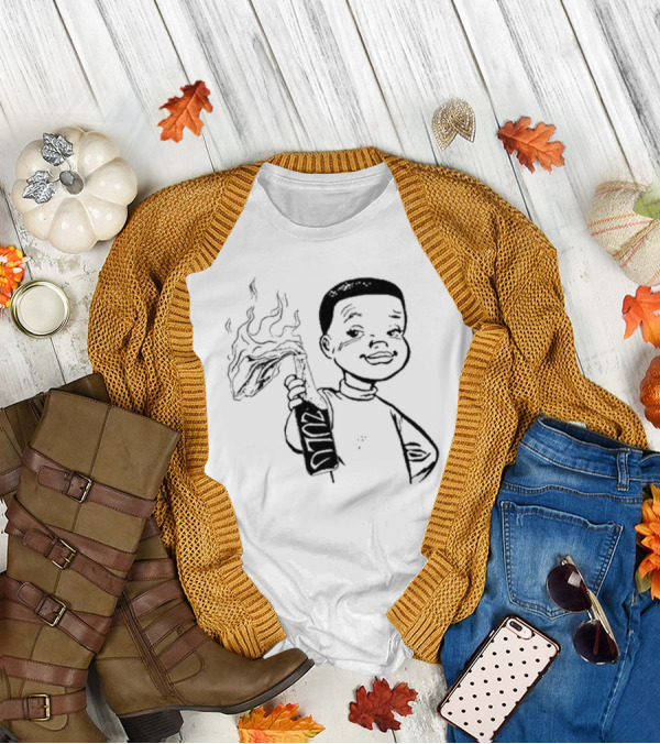 Zulu One Way Or Another Molotov Character Drawing T-Shirt