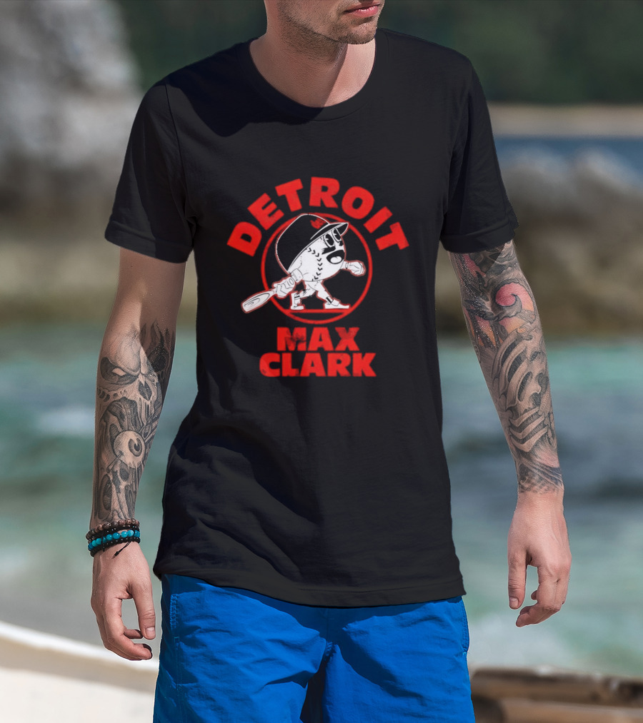 Detroit Tigers Max Clark Baseball Buddies T-Shirt
