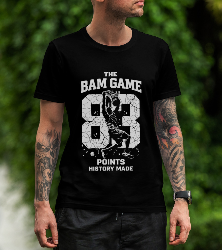 Bam Adebayo Miami Heat The Bam Game 83 Points History Made T-Shirt