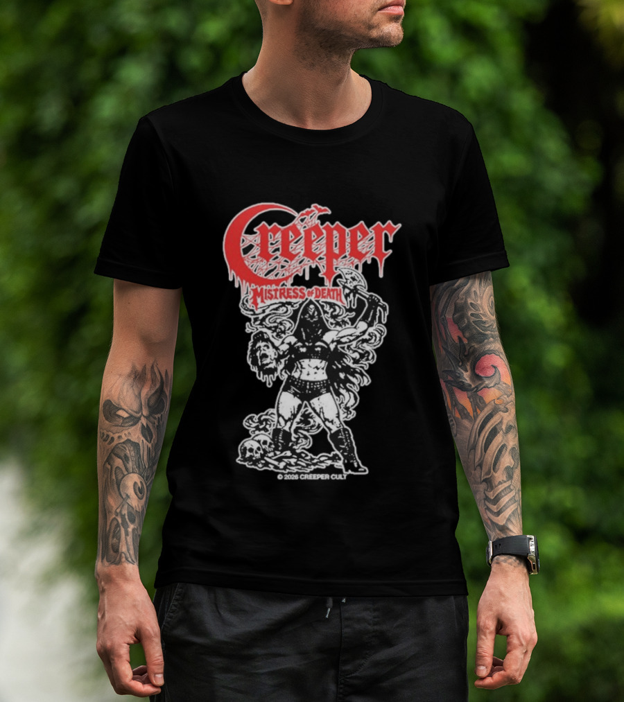 Creeper Mistress Of Death Creepercult 2023 T-Shirt