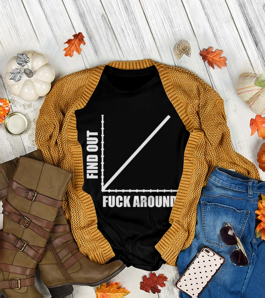 Find Out Fuck Around Graph FAFO T-Shirt