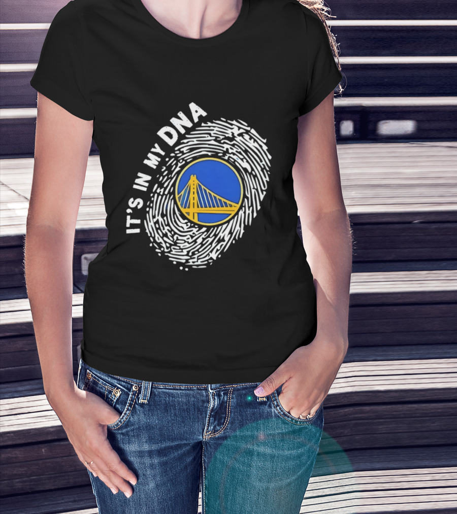 Golden State Warriors It's In My DNA Fingerprint Basketball T-Shirt