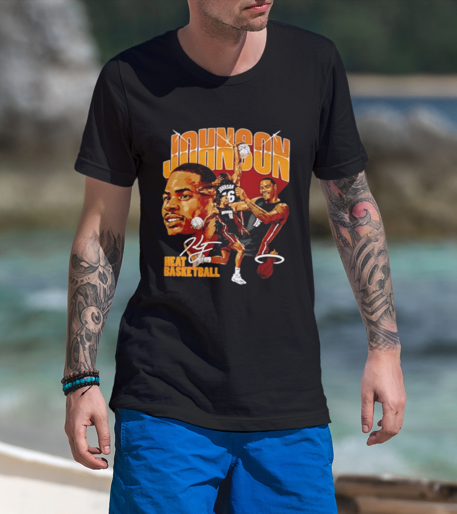 Johnson Heat Basketball Keyonte Johnson Miami 16 T-Shirt