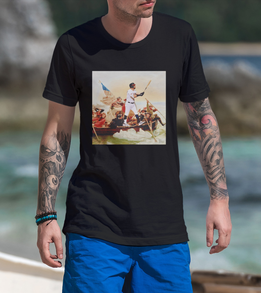 Kyle Schwarber USA Baseball Team Washington Crossing The Delaware T-Shirt