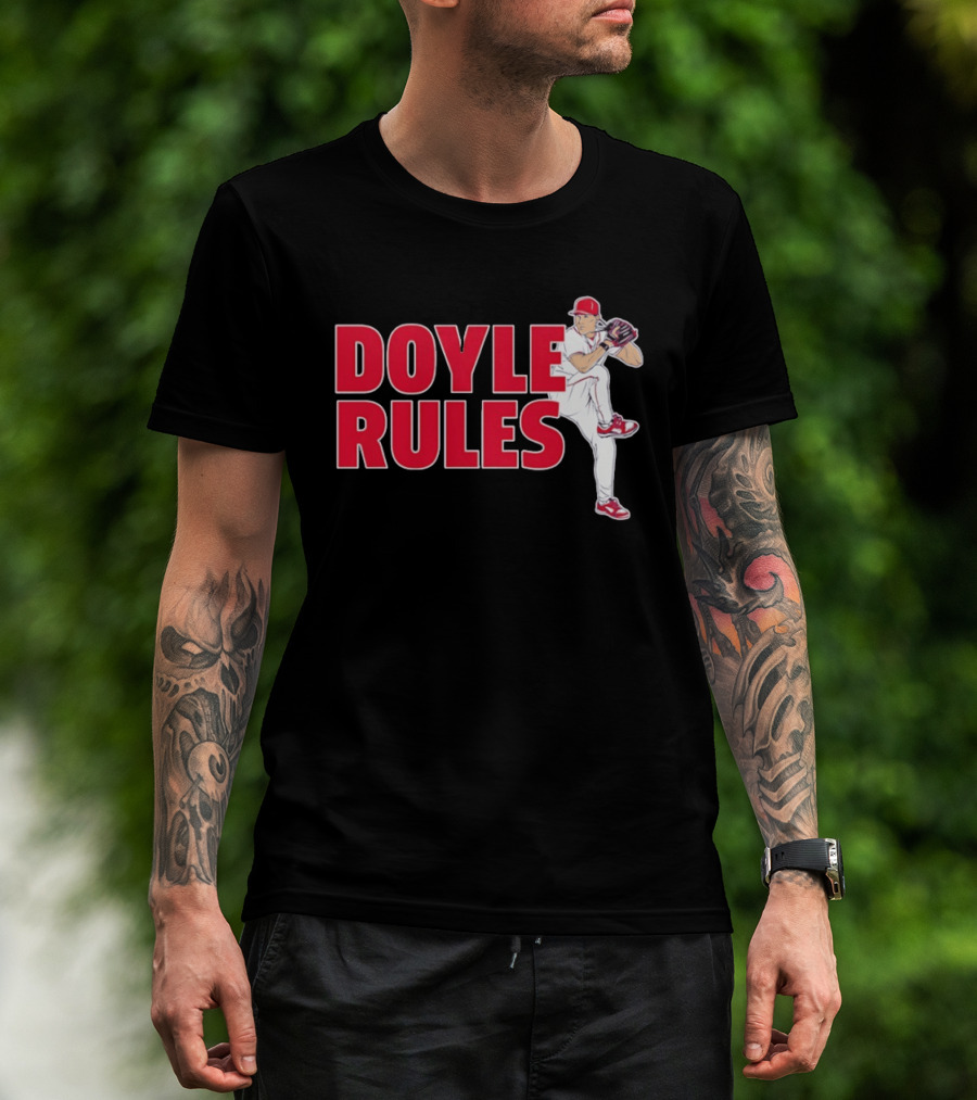 Doyle Rules St Louis Cardinals Pitcher Action T-Shirt