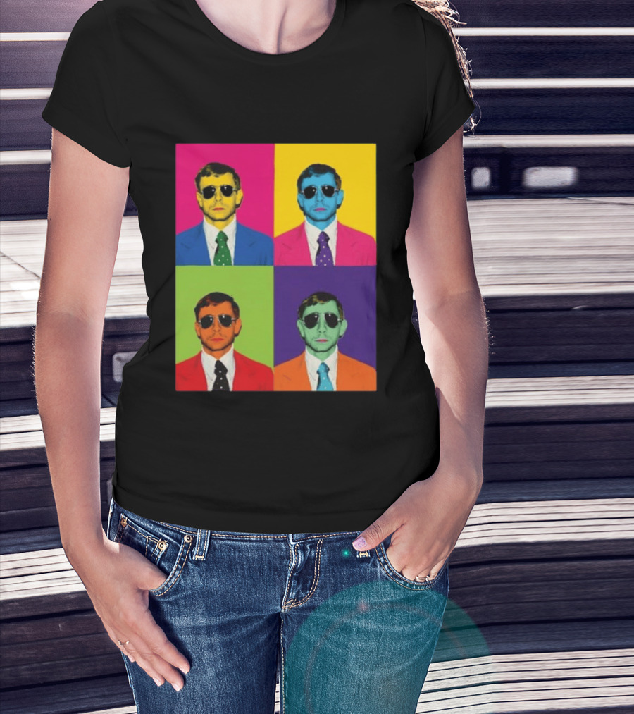 Mike Vining Pop Art Style Multicolor T-Shirt