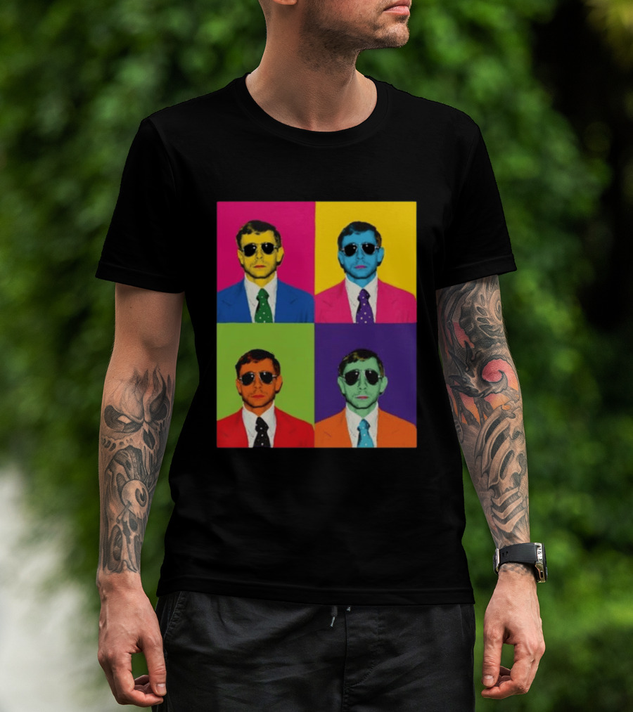 Mike Vining Pop Art Style Multicolor T-Shirt
