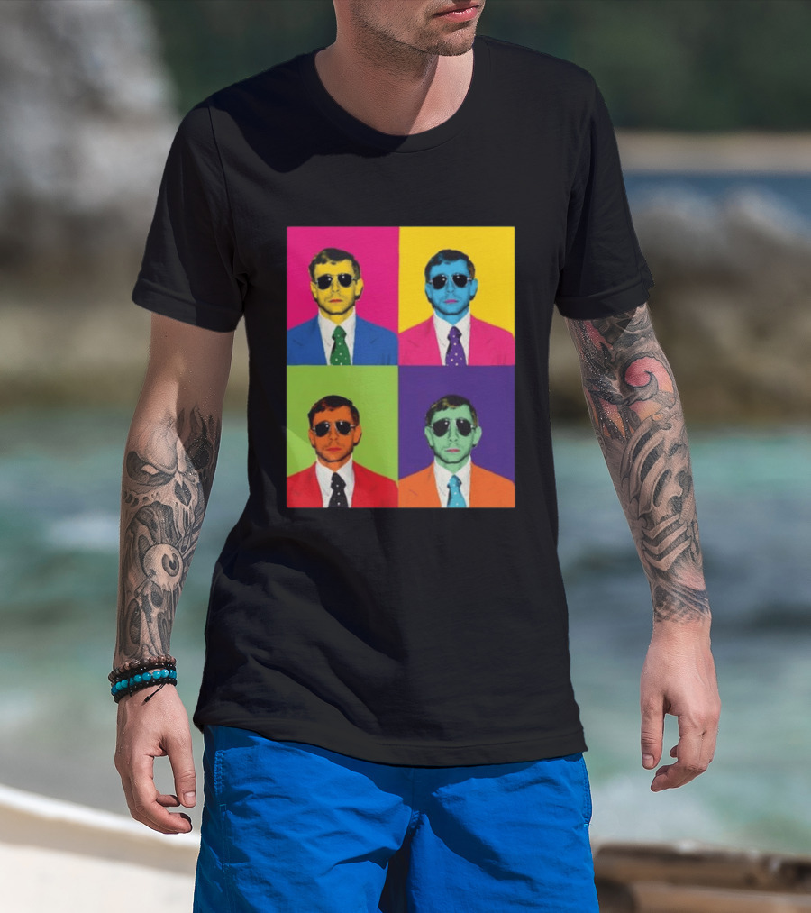 Mike Vining Pop Art Style Multicolor T-Shirt