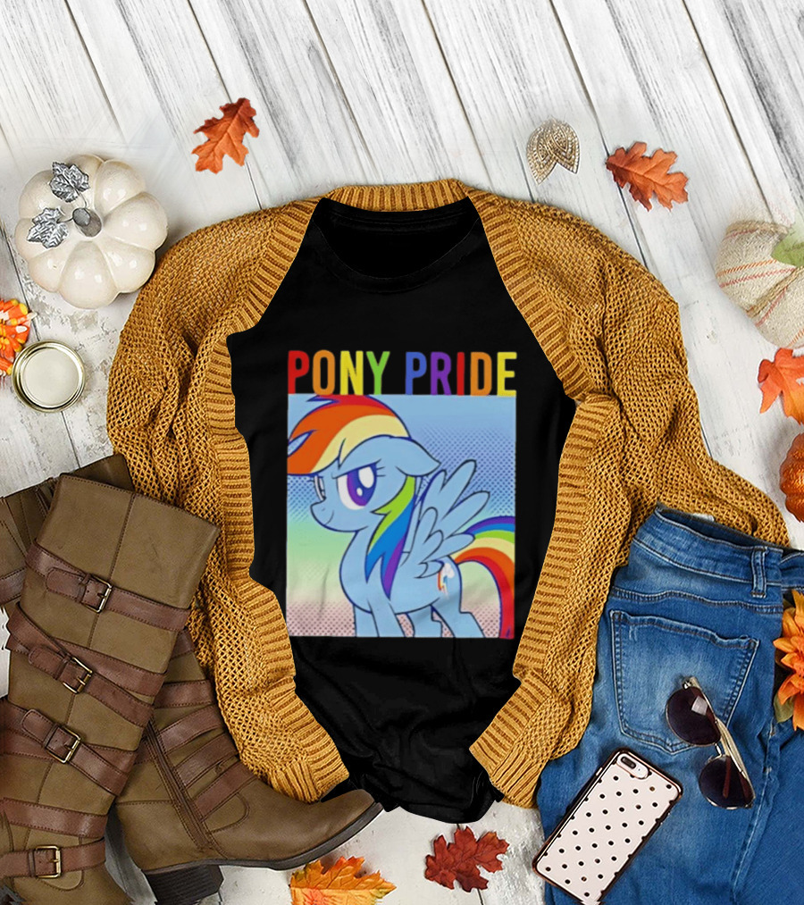 Rainbow Dash Pony Pride My Little Pony Rainbow T-Shirt