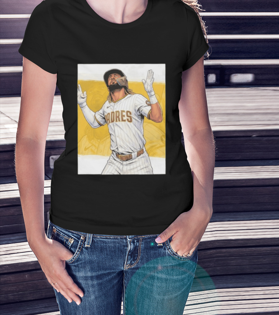 San Diego Padres Fernando Tatis Jr Nike MLB Baseball Player T-Shirt