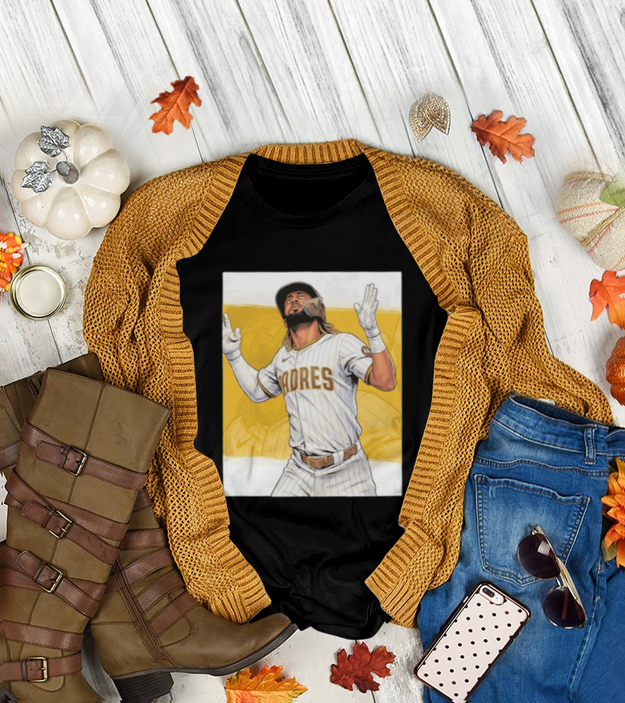 San Diego Padres Fernando Tatis Jr Nike MLB Baseball Player T-Shirt