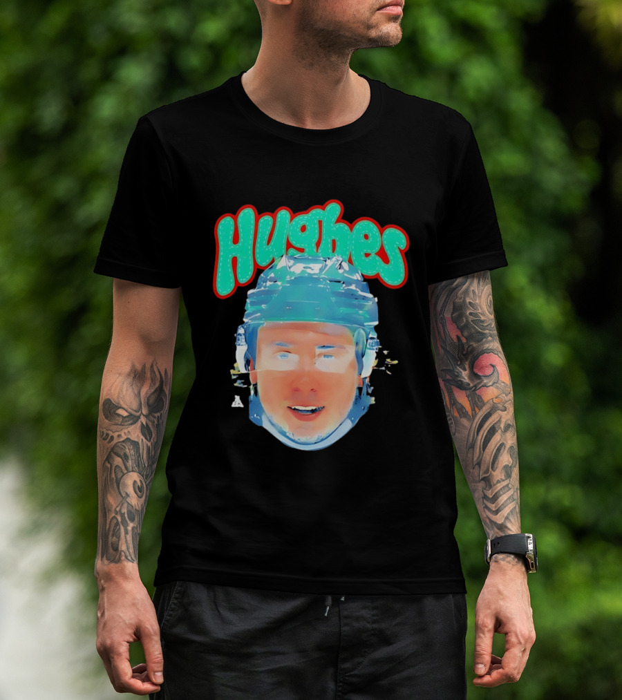 Quinn Hughes 43 Hughes Minnesota Wild Big Head 2026 T-Shirt