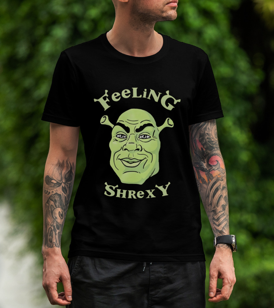 Feeling Shrexy Shrek Face T-Shirt