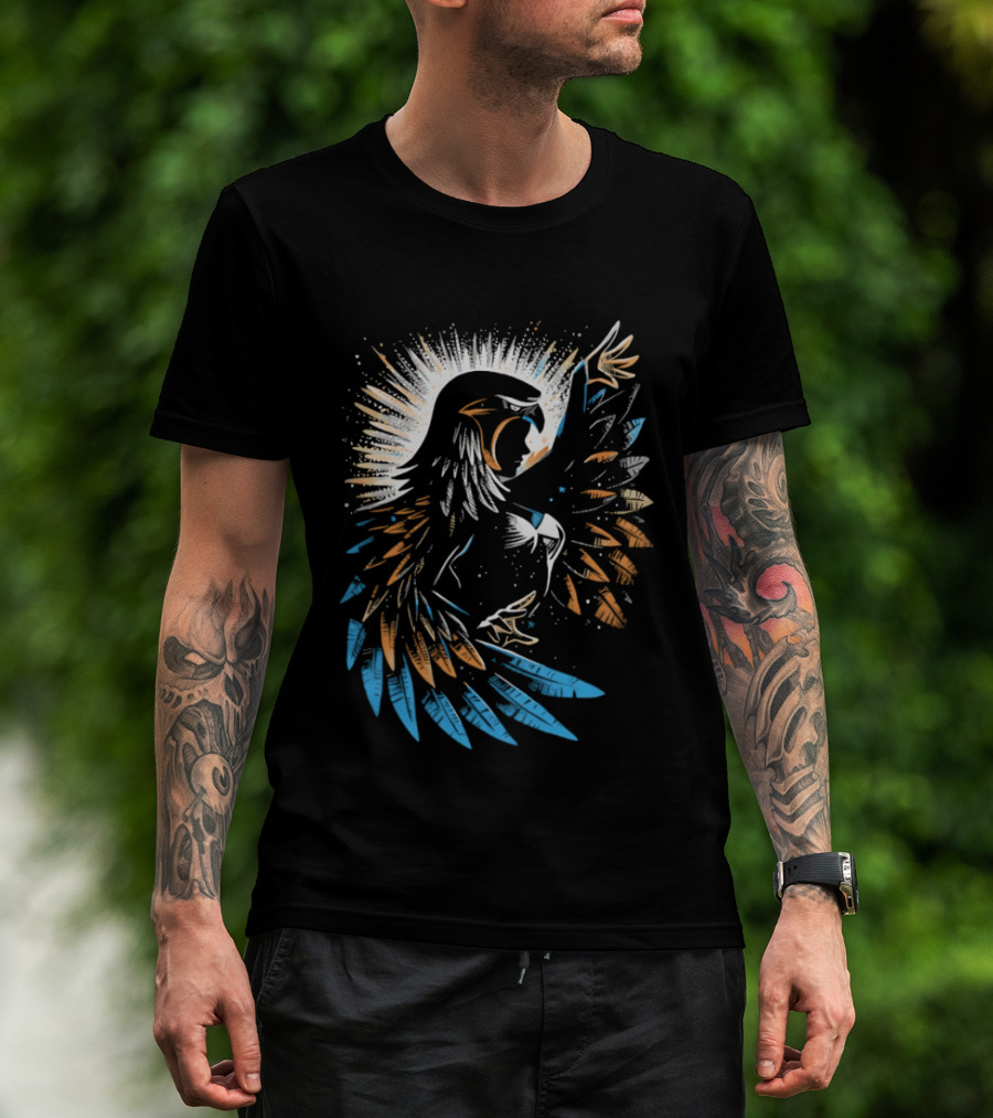 Sorceress Of Castle Grayskull The Falcon Sorceress Bold Colorful Bird T-Shirt