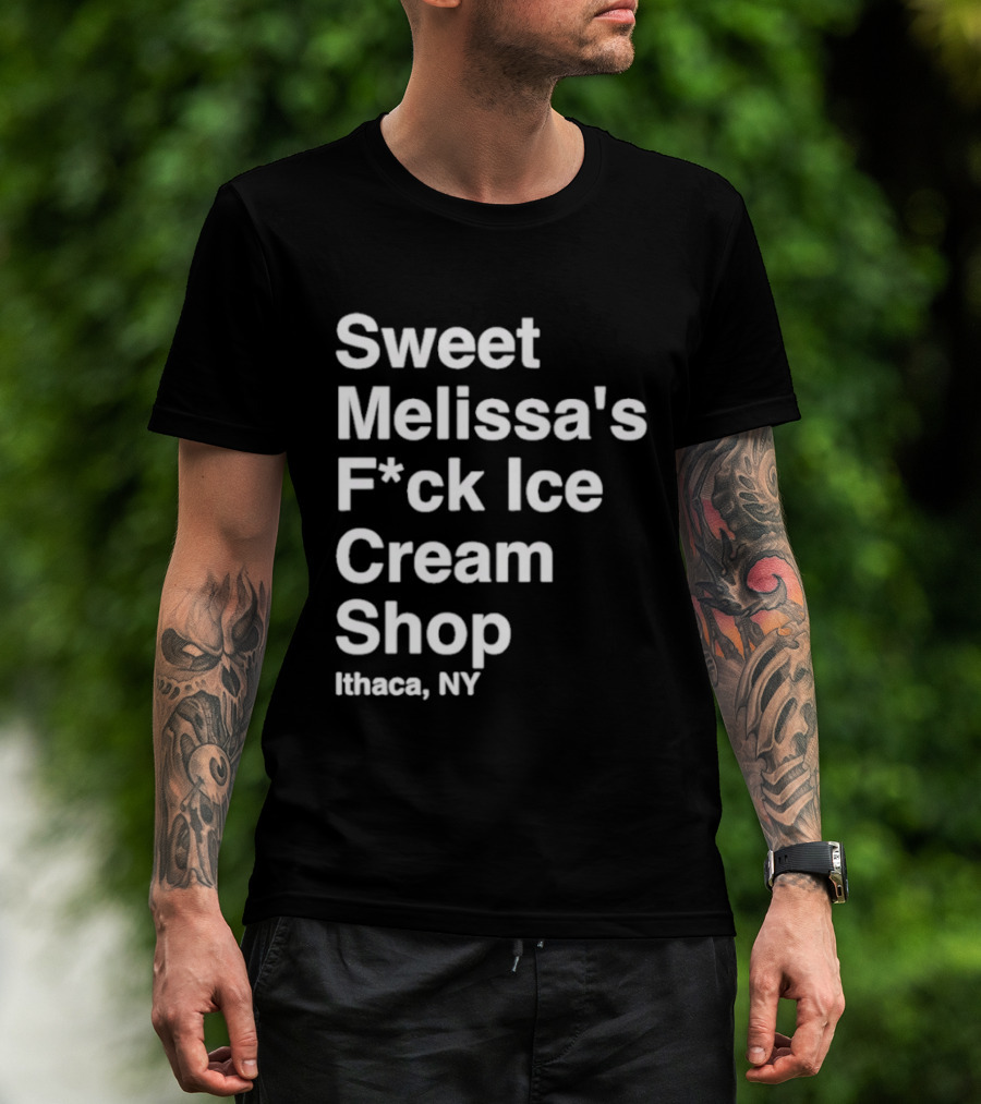 Sweet Melissa's F*ck Ice Cream Shop Ithaca NY T-Shirt