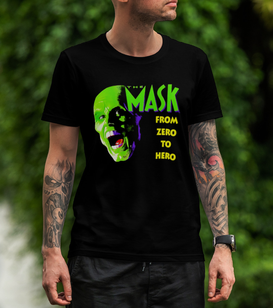 The Mask Movie From Zero To Hero Face T-Shirt