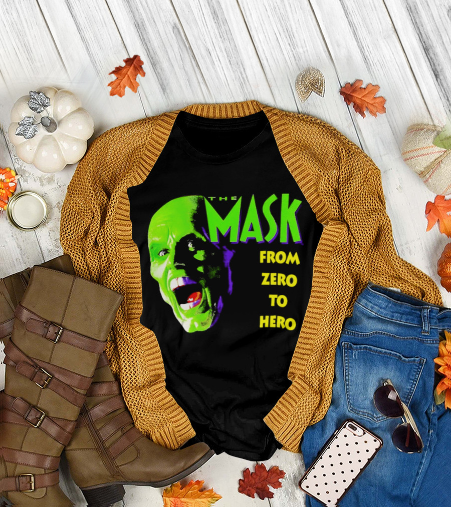The Mask Movie From Zero To Hero Face T-Shirt