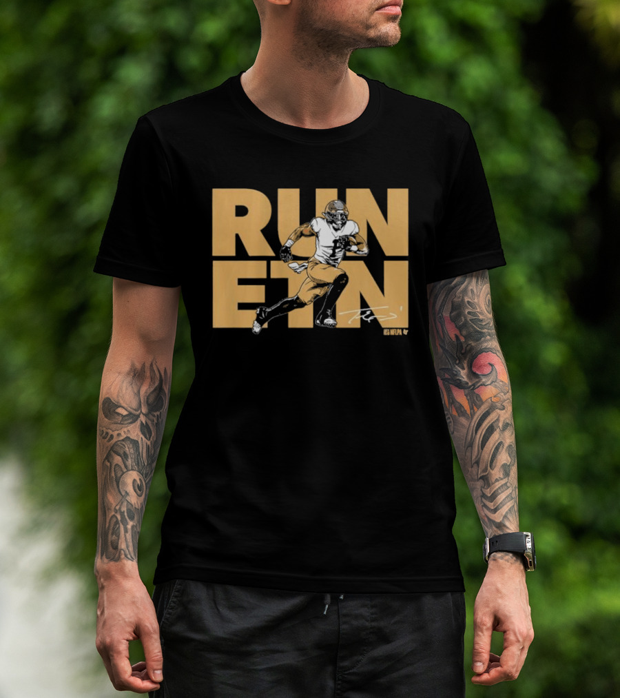 Travis Etienne Run ETN Football NOLA T-Shirt