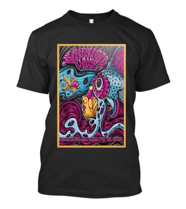 Widespread Panic Conscious Alliance Benefit St Augustine March 21 23 2025 T-Shirt