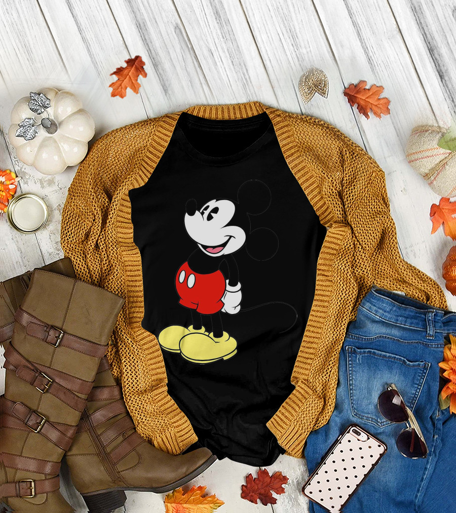 Just A Woman Who Loves Mickey Mouse T-Shirt