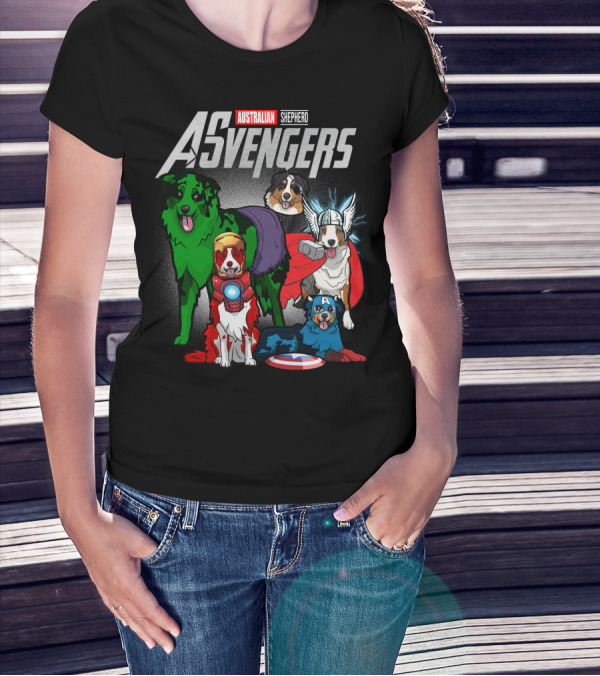 Australian Shepherd ASvengers T-Shirt