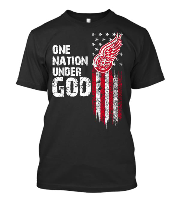 Detroit Red Wings One Nation Under God T-Shirt