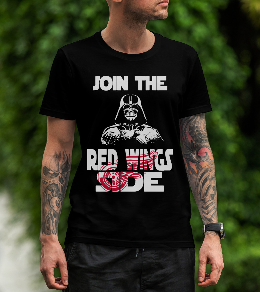Join The Red Wings Side T-Shirt