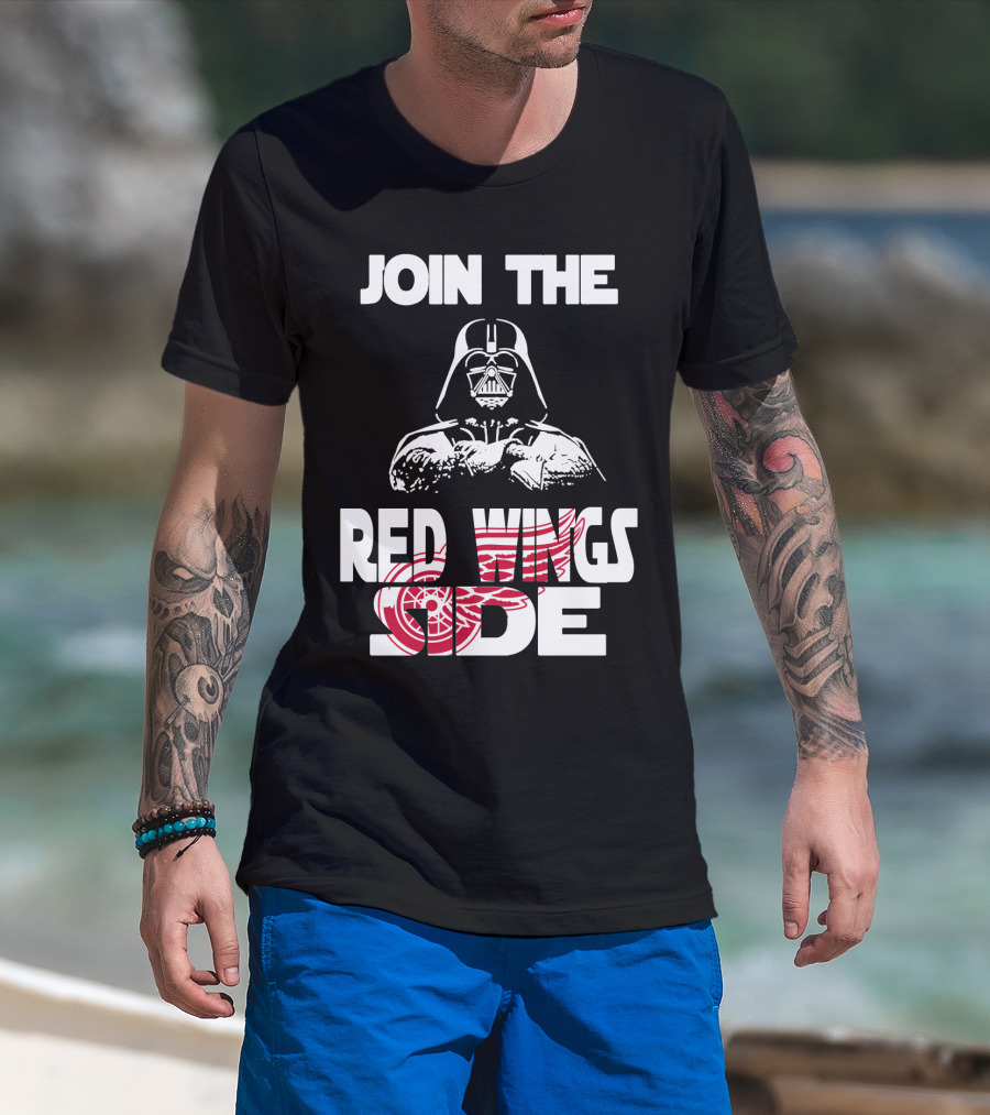 Join The Red Wings Side T-Shirt