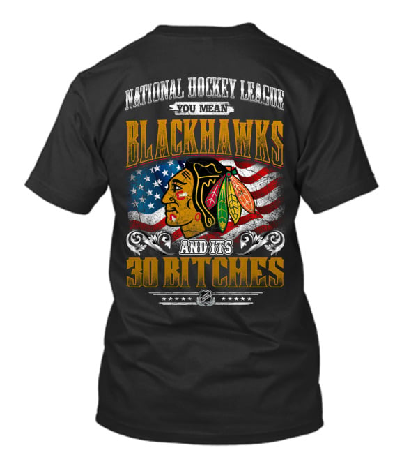 National Hockey League You Mean Blackhawks And Its 30 Bitches T-Shirt