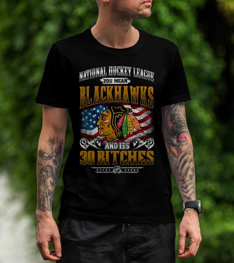 National Hockey League You Mean Blackhawks And Its 30 Bitches T-Shirt