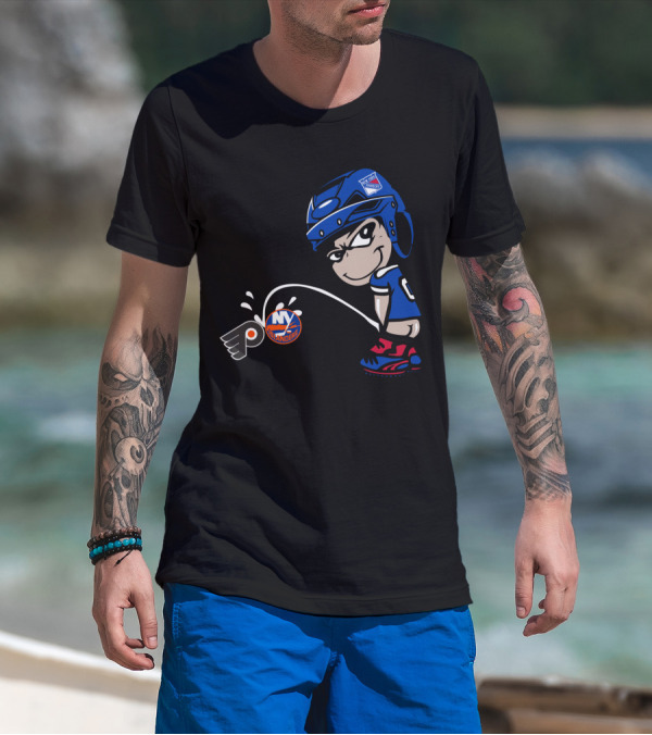 New York Rangers Rivalry Flyers Islanders T-Shirt